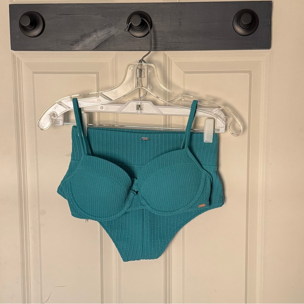 PINK Victoria's Secret Turquoise Bikini